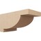 Ekena Millwork 12"W x 24"D x 12"H Wide Alpine Rough Cedar Woodgrain TimberThane Corbel, Primed Tan CORUR12X24X12ALPRCPR - alternate 1